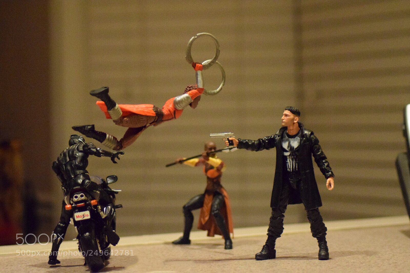 Nikon D5300 sample photo. #marvellegends #thepunisher #blackpanther #wakanda ... photography