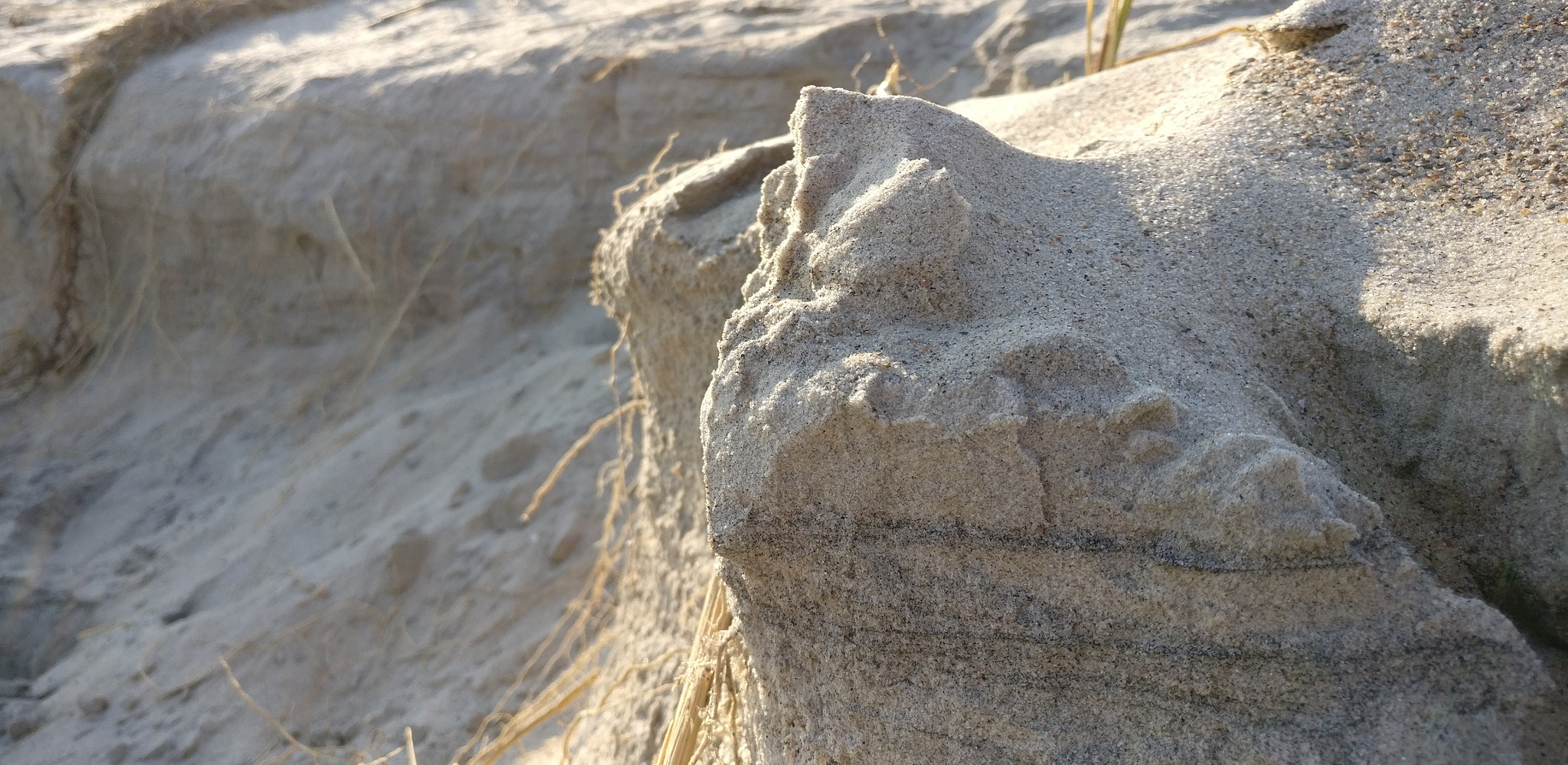 OnePlus A3000 sample photo. Sand cliffs photography