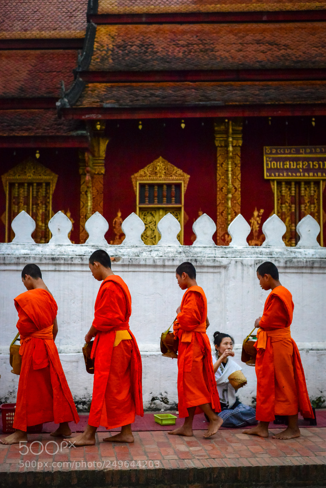 Nikon D800 sample photo. The monks procession photography