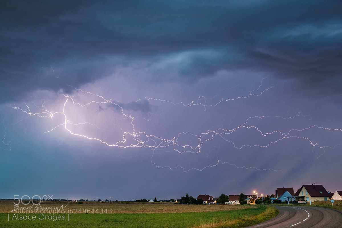 Canon EOS 70D sample photo. Last lightning photography