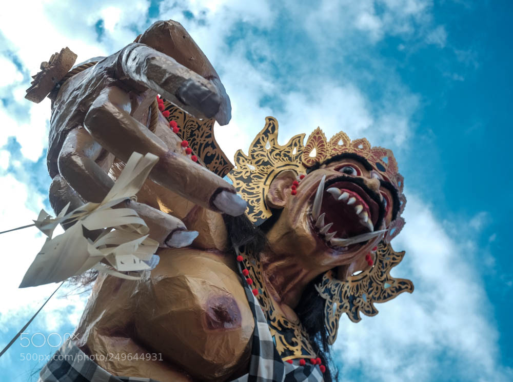 Fujifilm X-T1 sample photo. Ogoh ogoh photography
