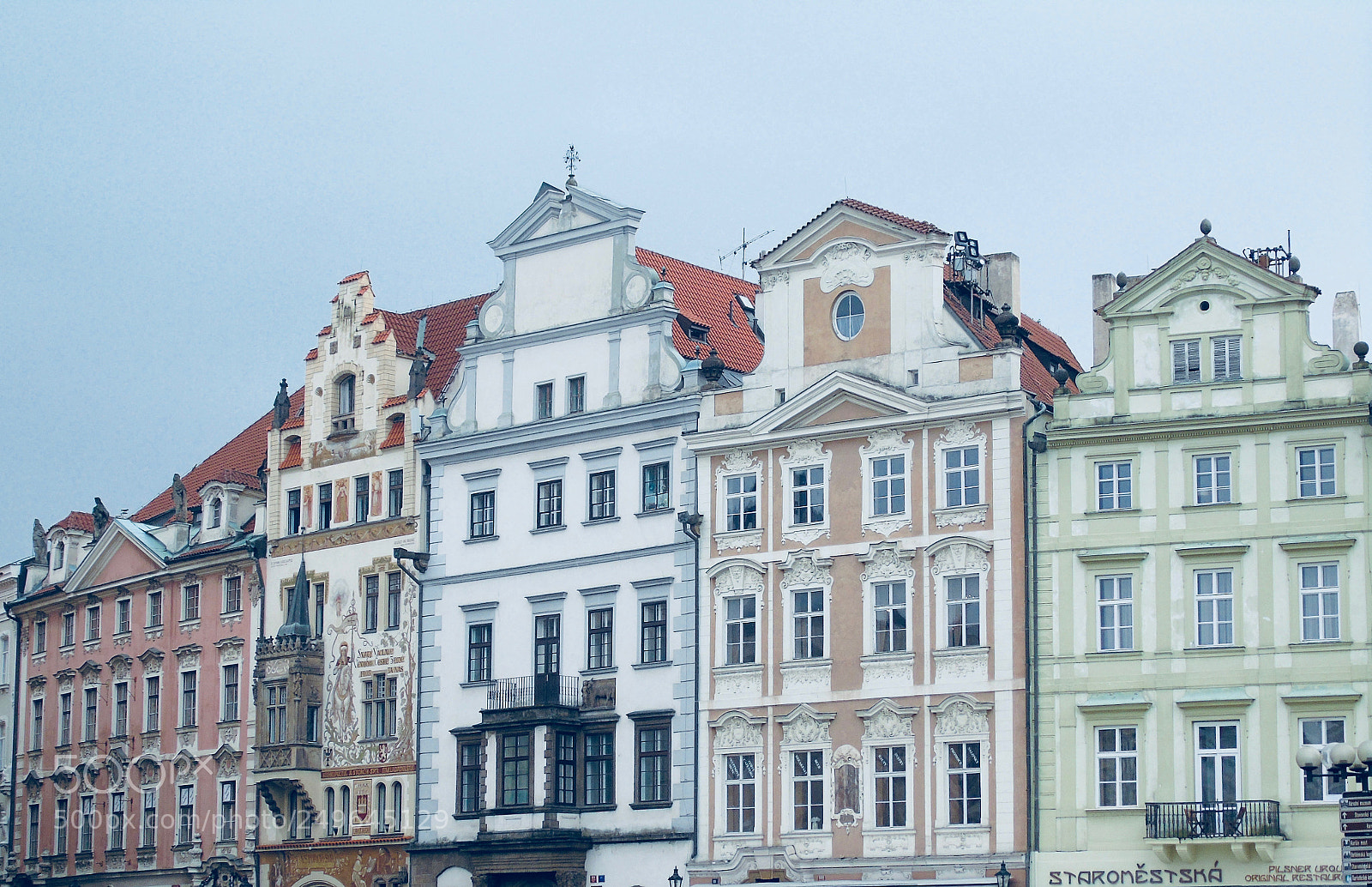 Sony Cyber-shot DSC-H400 sample photo. Prague's facade photography