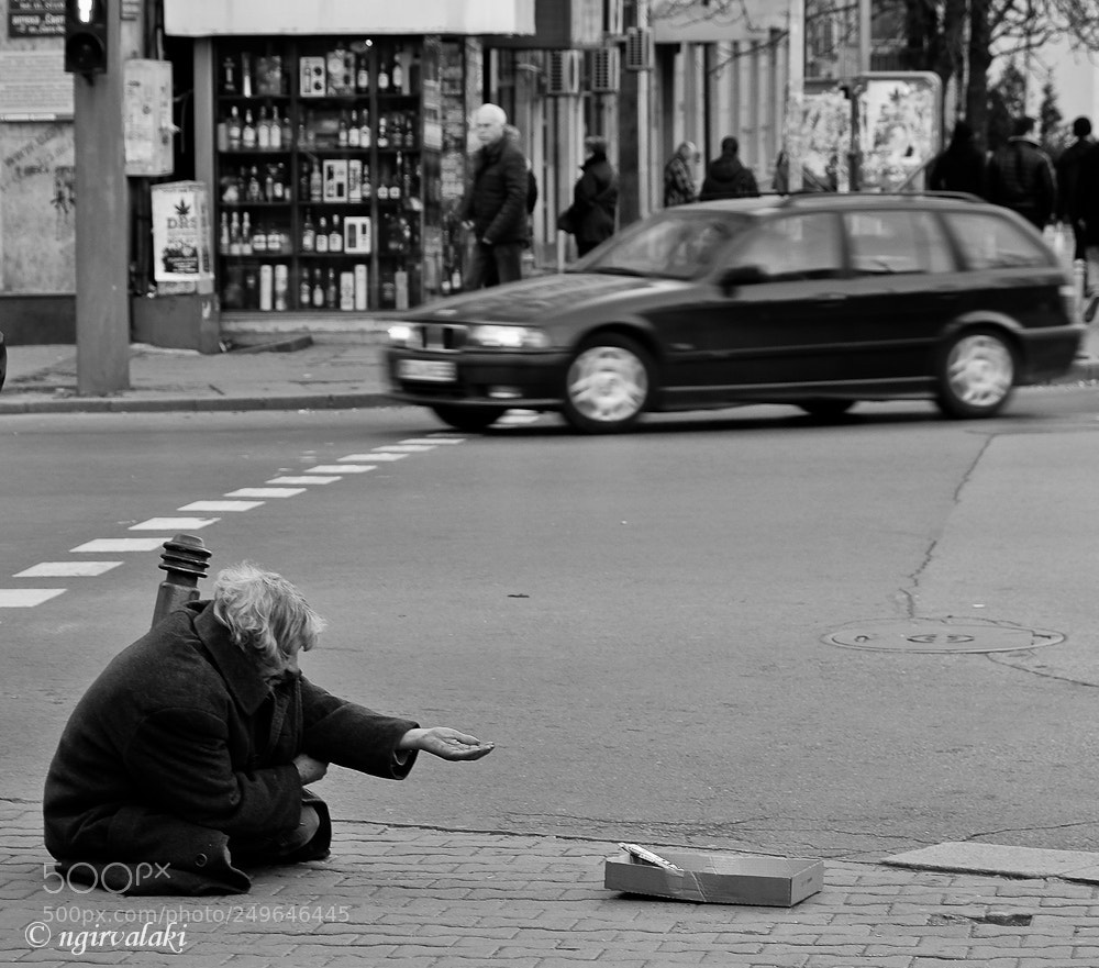 Fujifilm X-E2 sample photo. Begging photography