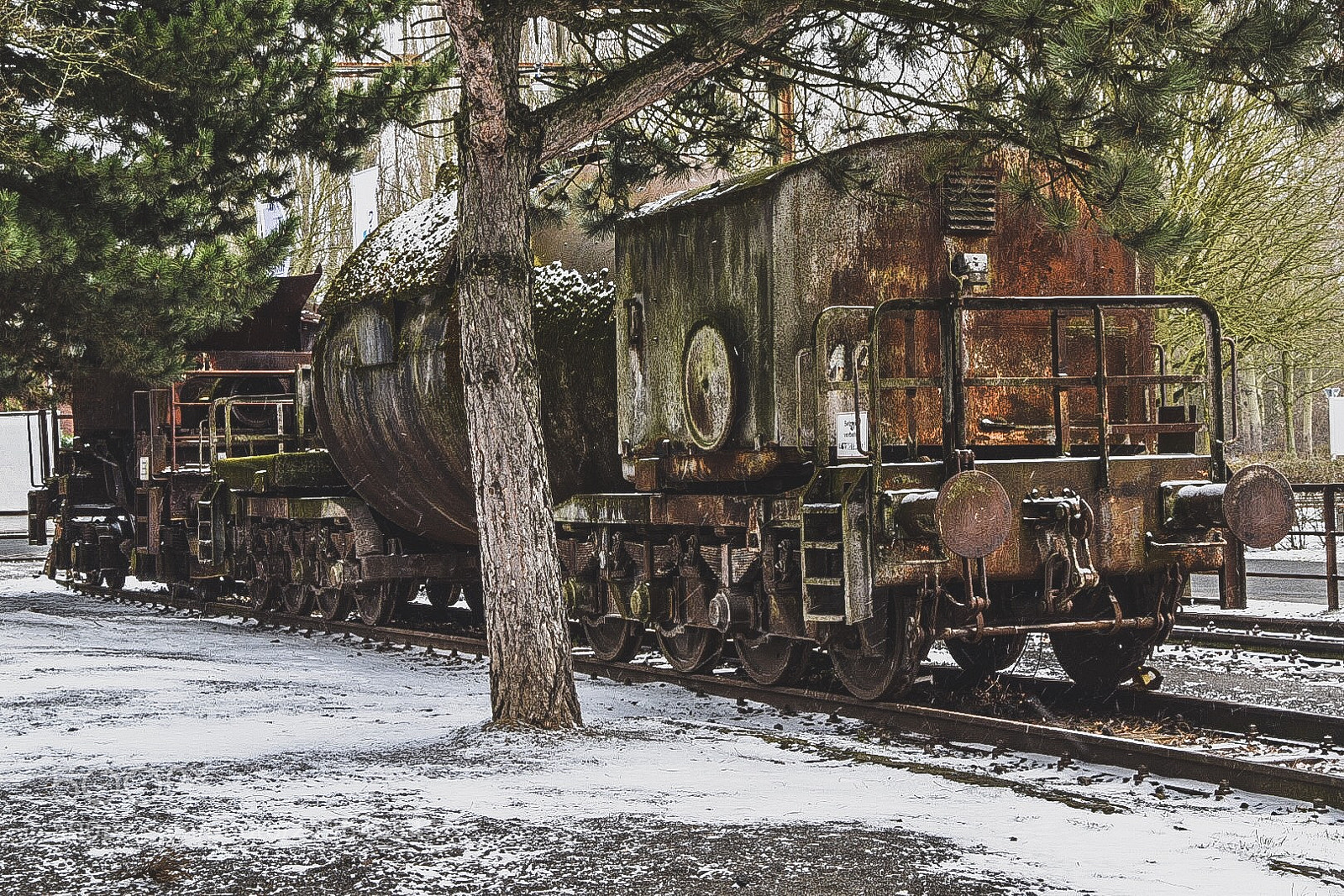 Nikon D5300 sample photo. Old train photography