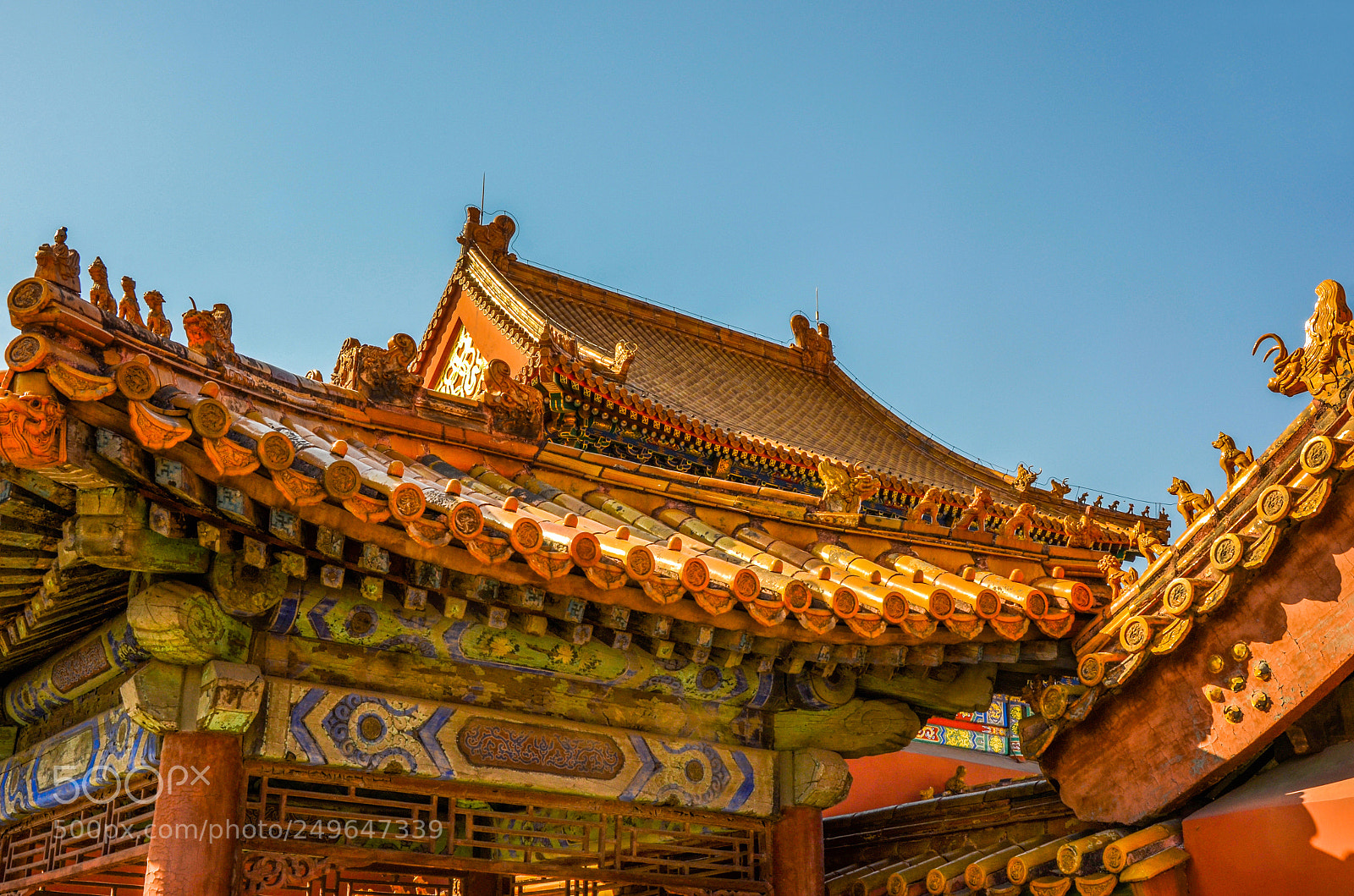 Nikon D7000 sample photo. Chinese rooftops photography