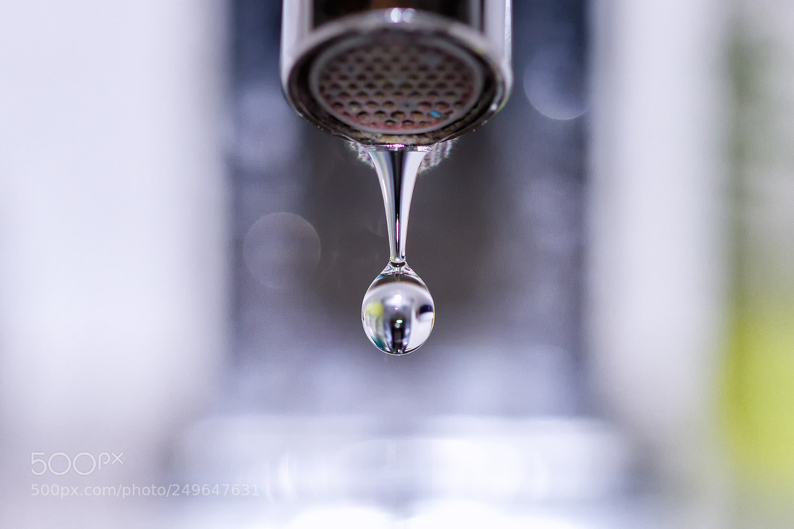 Canon EOS 7D sample photo. Macro tap water drop photography