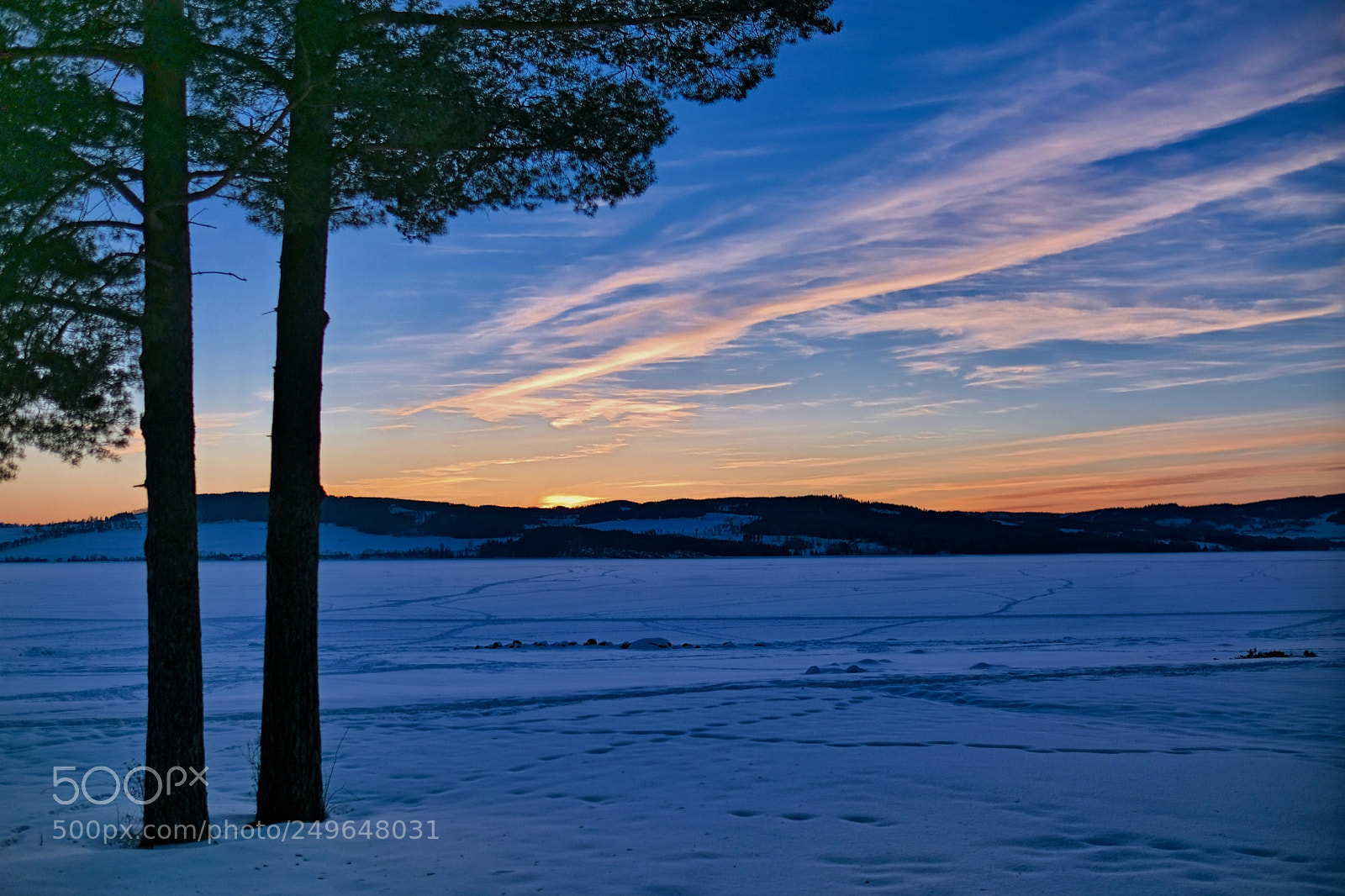 Fujifilm X-H1 sample photo. Winter sunset photography