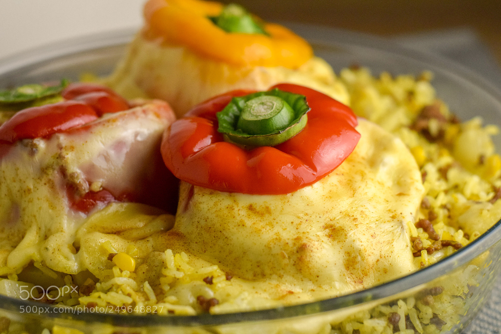 Nikon D3300 sample photo. Peppers stuffed with minced photography