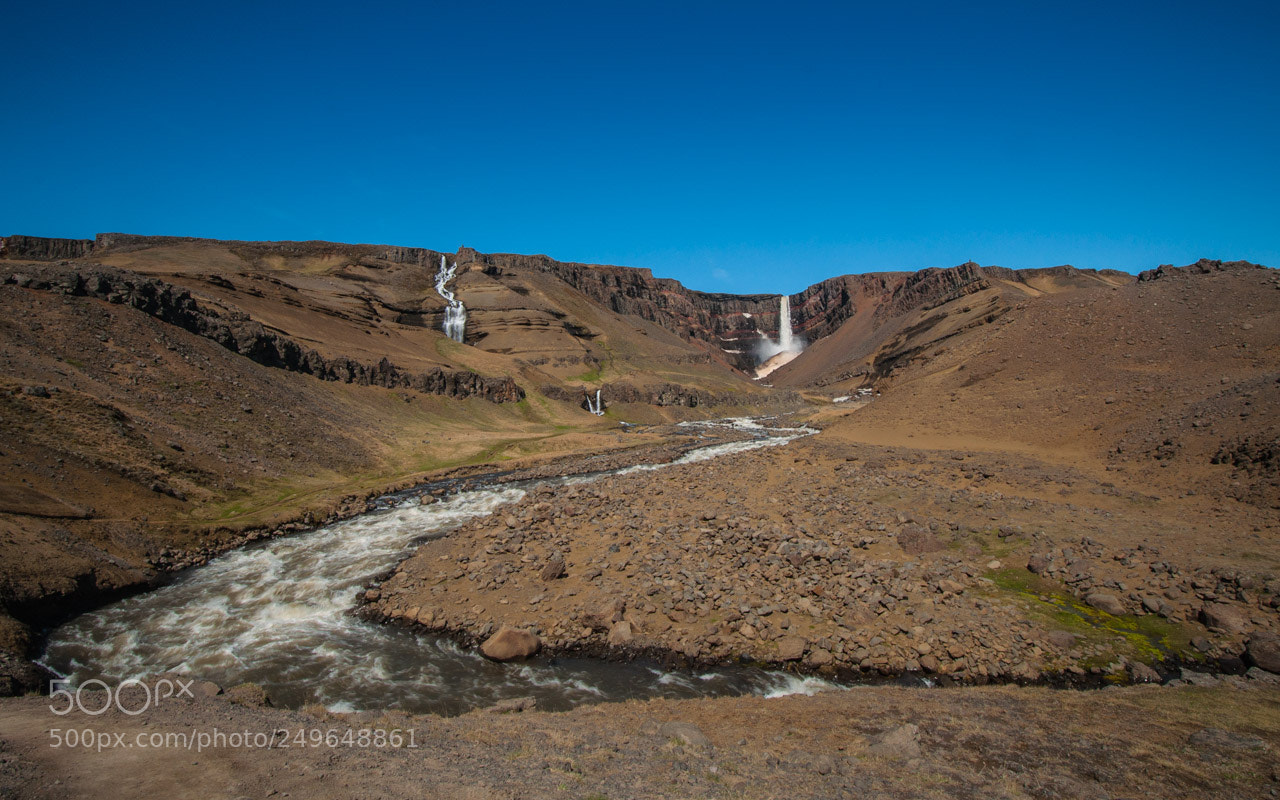 Nikon D90 sample photo. Haifoss. iceland photography