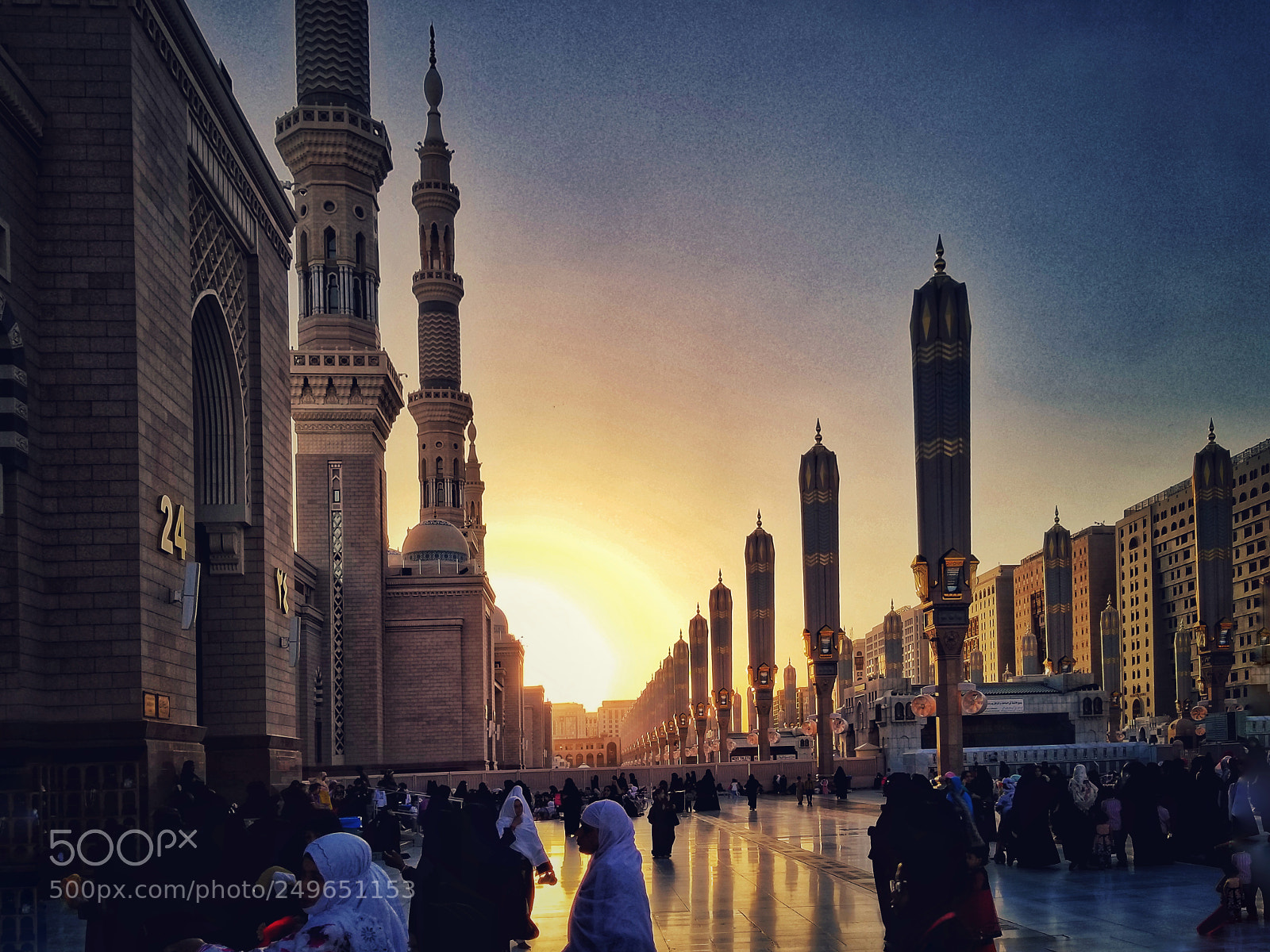 Samsung Galaxy S8 sample photo. Madina sunset / masjid nabawi photography