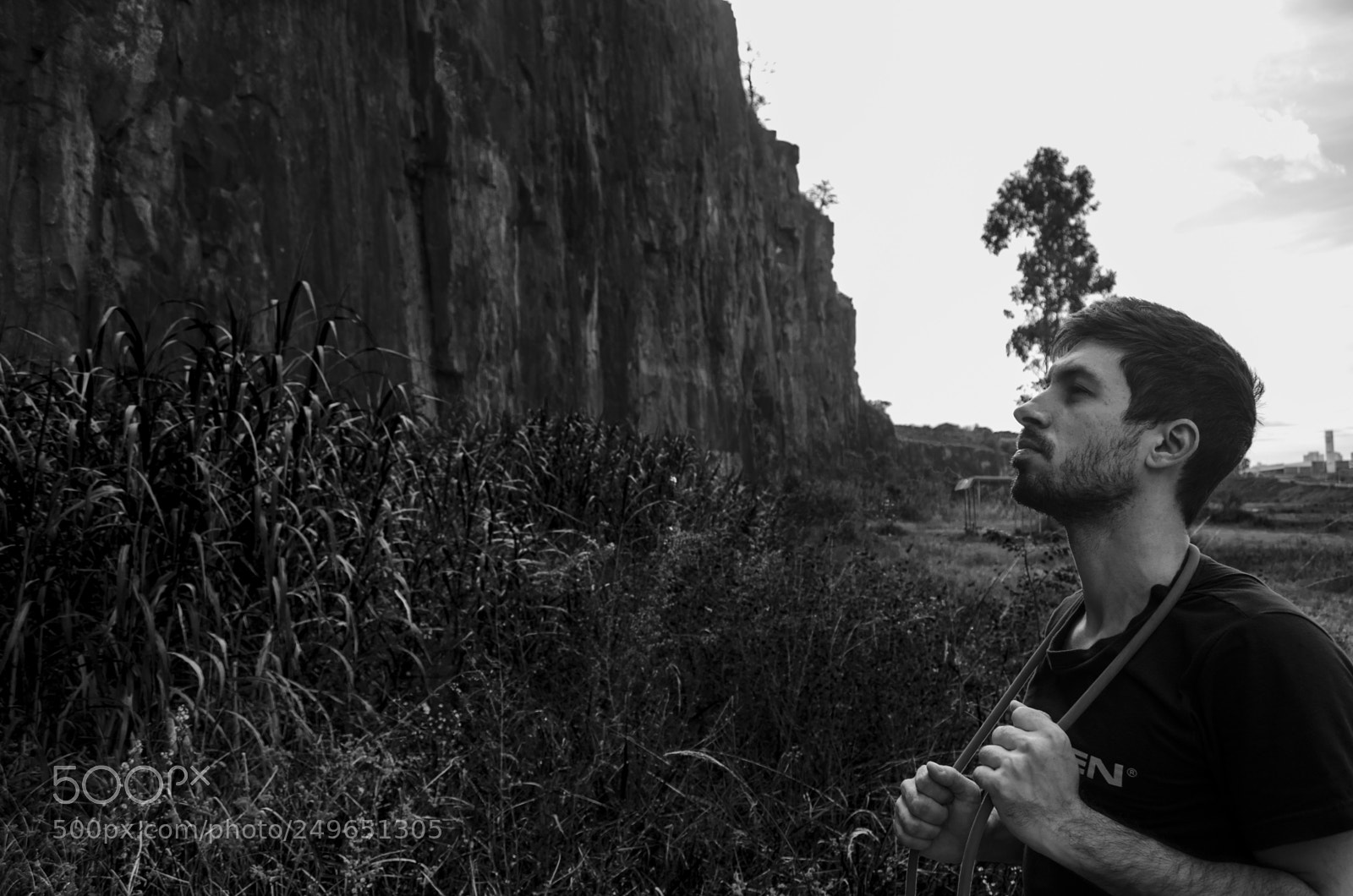 Nikon D5100 sample photo. Escalada na pedreira photography