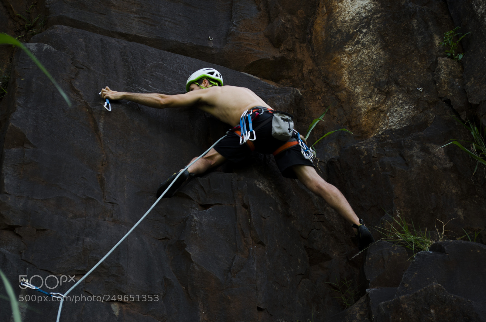 Nikon D5100 sample photo. Escalada na pedreira photography