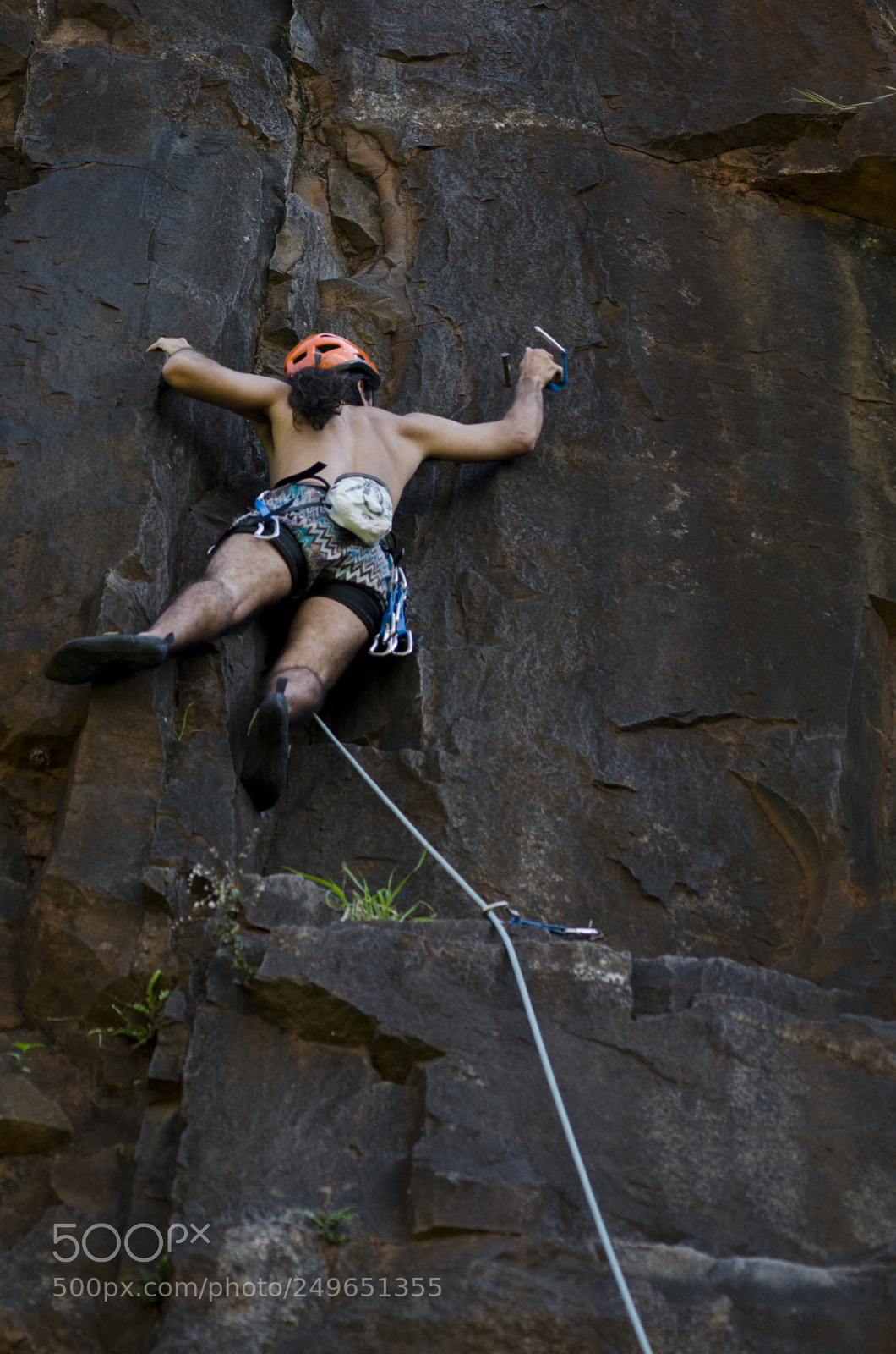 Nikon D5100 sample photo. Escalada na pedreira photography