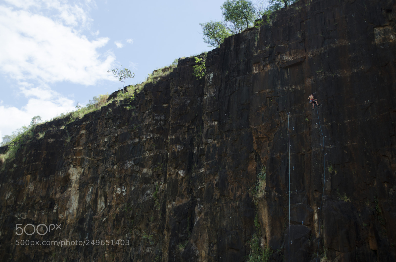 Nikon D5100 sample photo. Escalada na pedreira photography