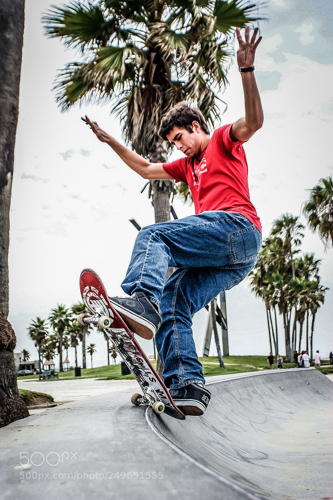 Canon EOS 20D sample photo. Skateboarding in santa monica photography