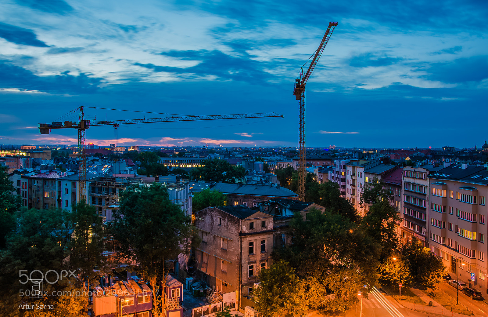 Nikon D5100 sample photo. Just after sunset in photography