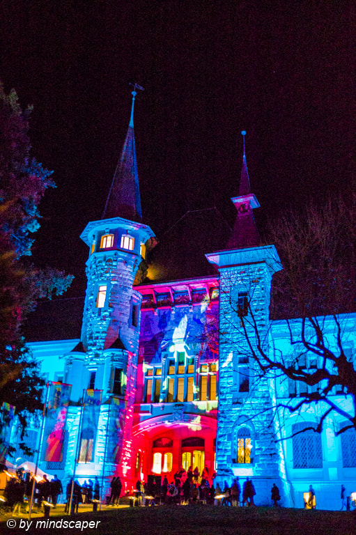 Summilux-M 35mm f/1.4 sample photo. Historical museum in blue - museumsnacht bern 2018 photography