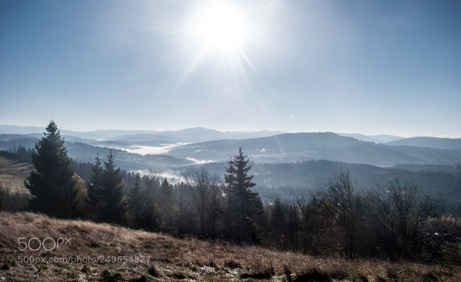 Nikon D60 sample photo. Autumn beskids mountains from photography