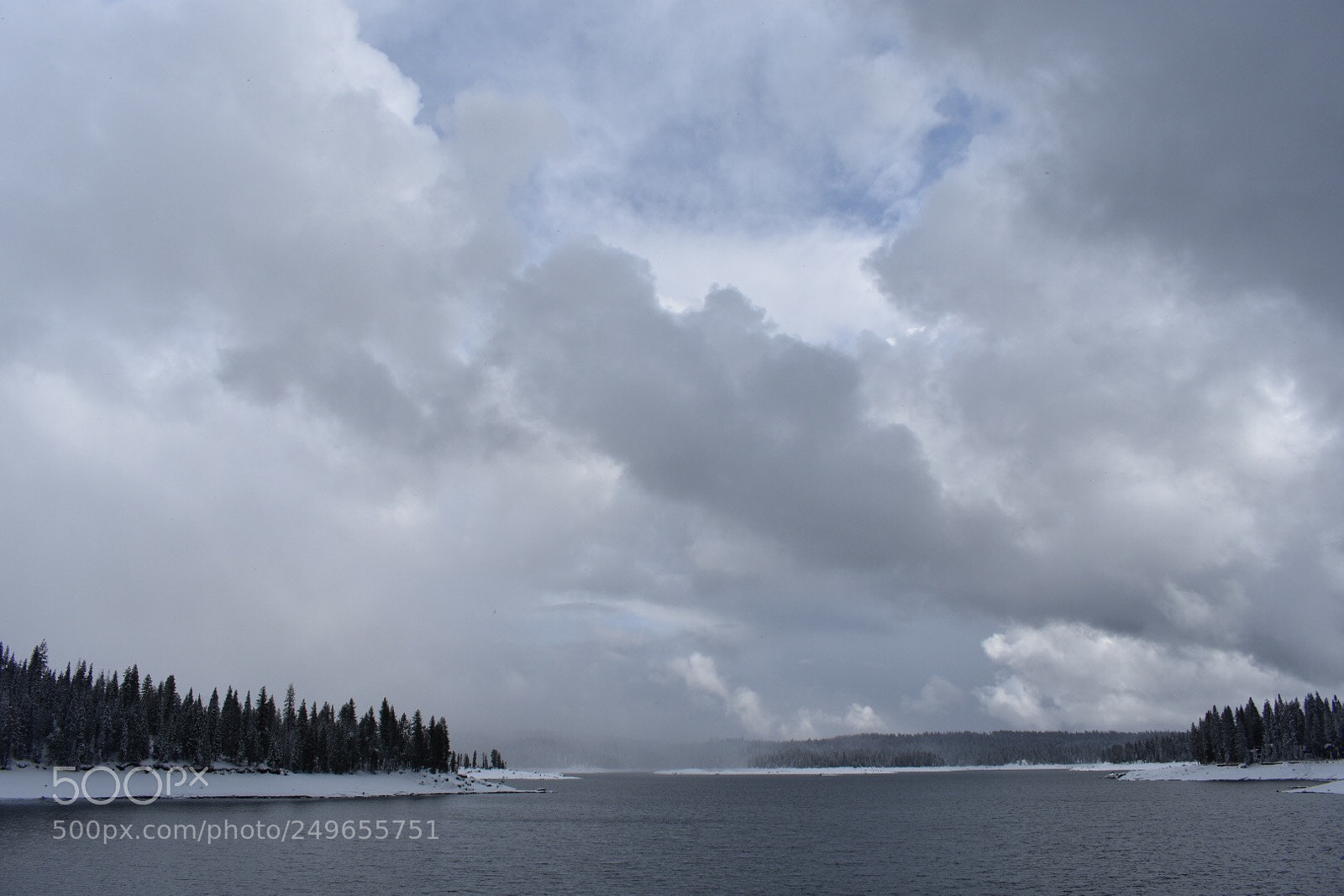 Nikon D3400 sample photo. Shaver lake in winter photography