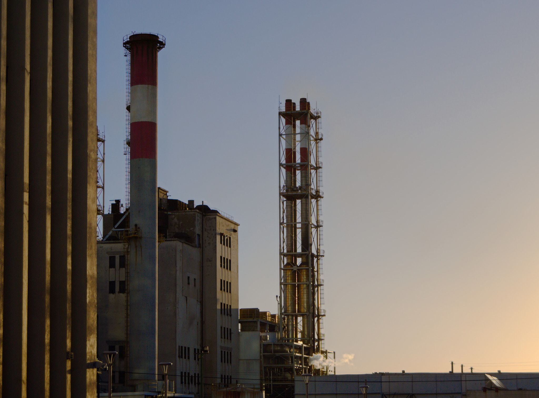 Nikon D3000 sample photo. Jose batlle y ordoñez thermal power station photography