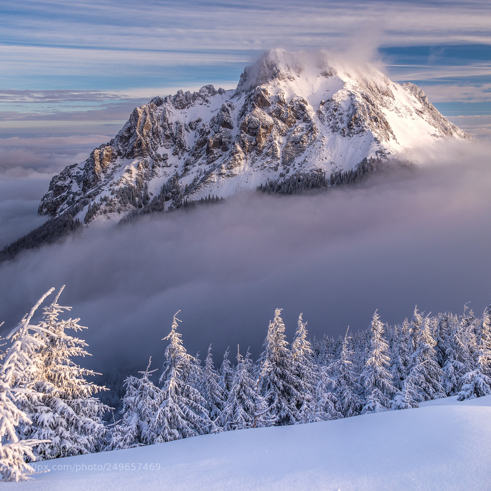Nikon D610 sample photo. Magic morning mountains photography