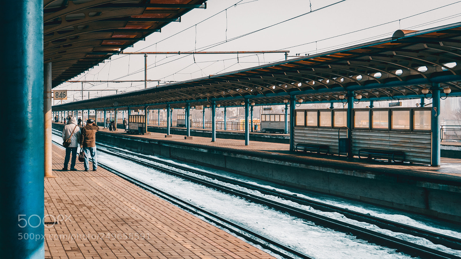 Sony a6500 sample photo. Train station photography