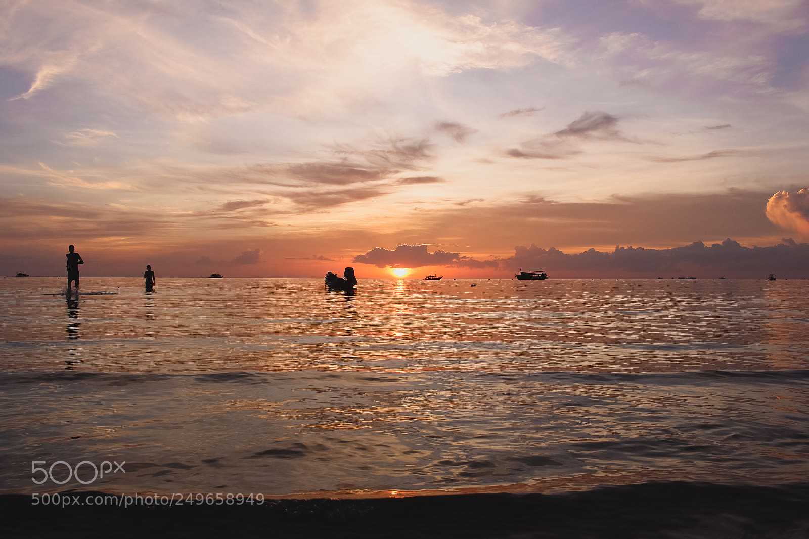 Canon EOS 100D (EOS Rebel SL1 / EOS Kiss X7) sample photo. Orange and pink sunset photography