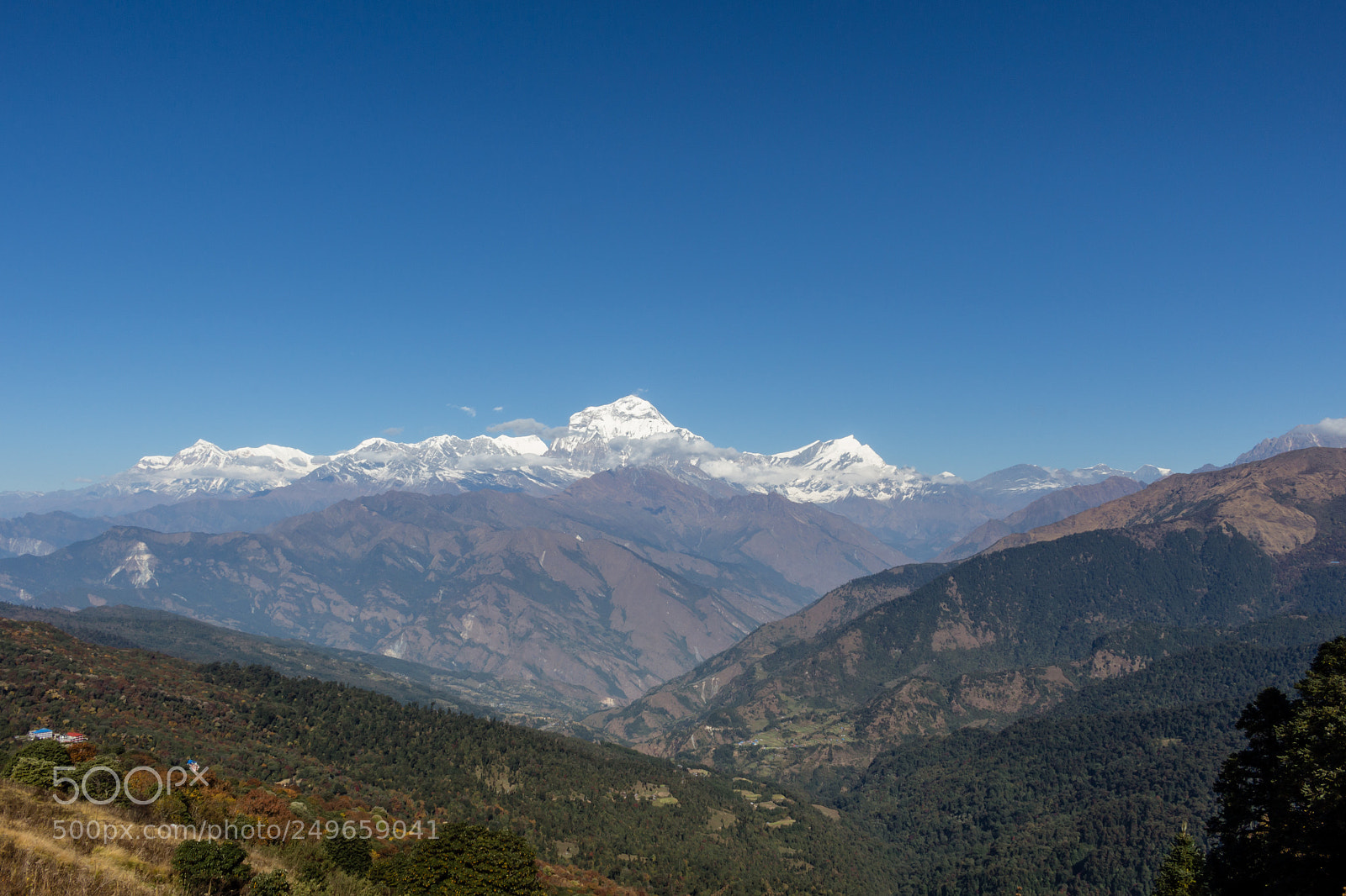 Canon EOS 100D (EOS Rebel SL1 / EOS Kiss X7) sample photo. Annapurna & dhaulagiri mountains photography