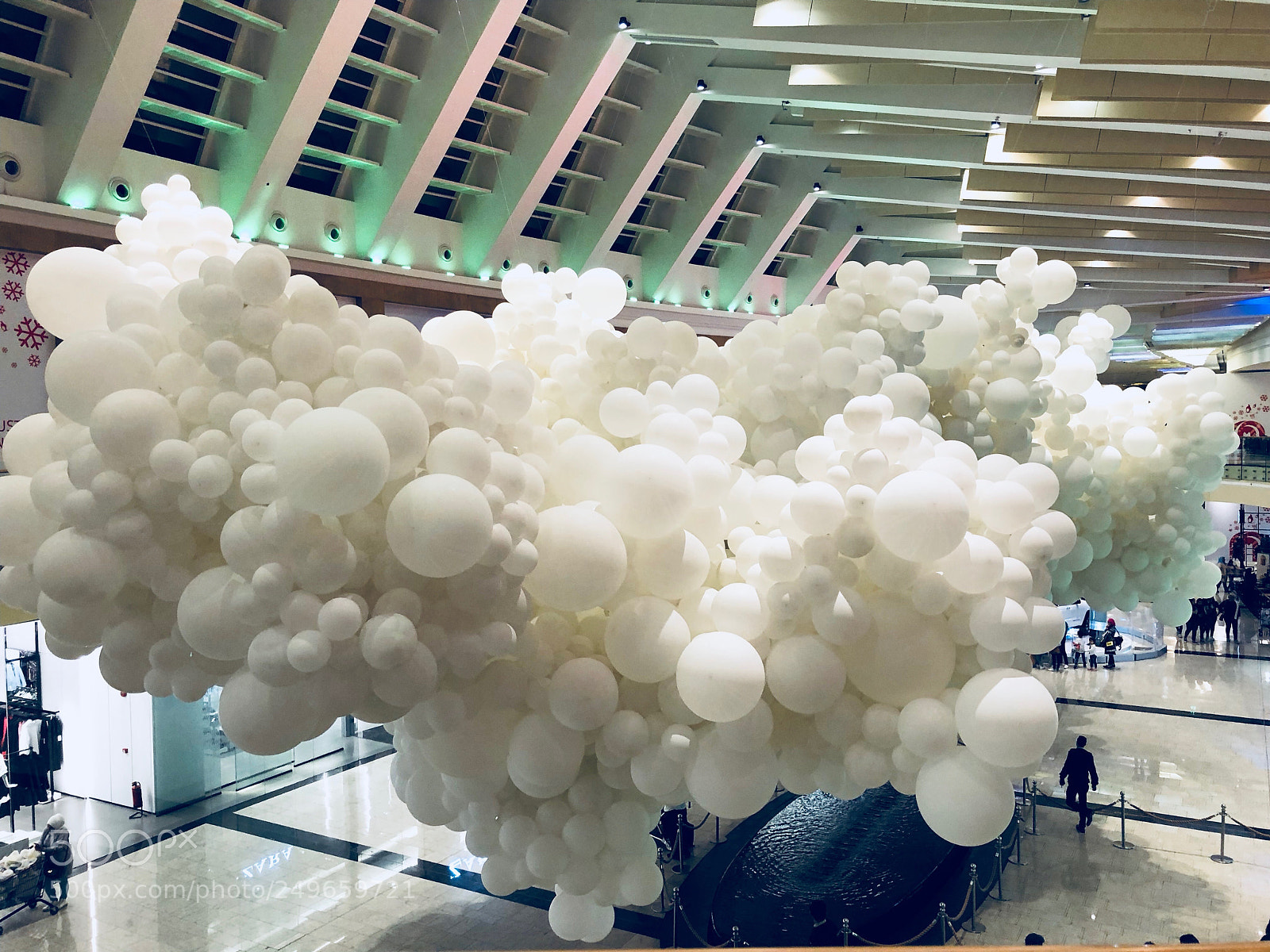 Apple iPhone 8 sample photo. Cloud balloons  photography