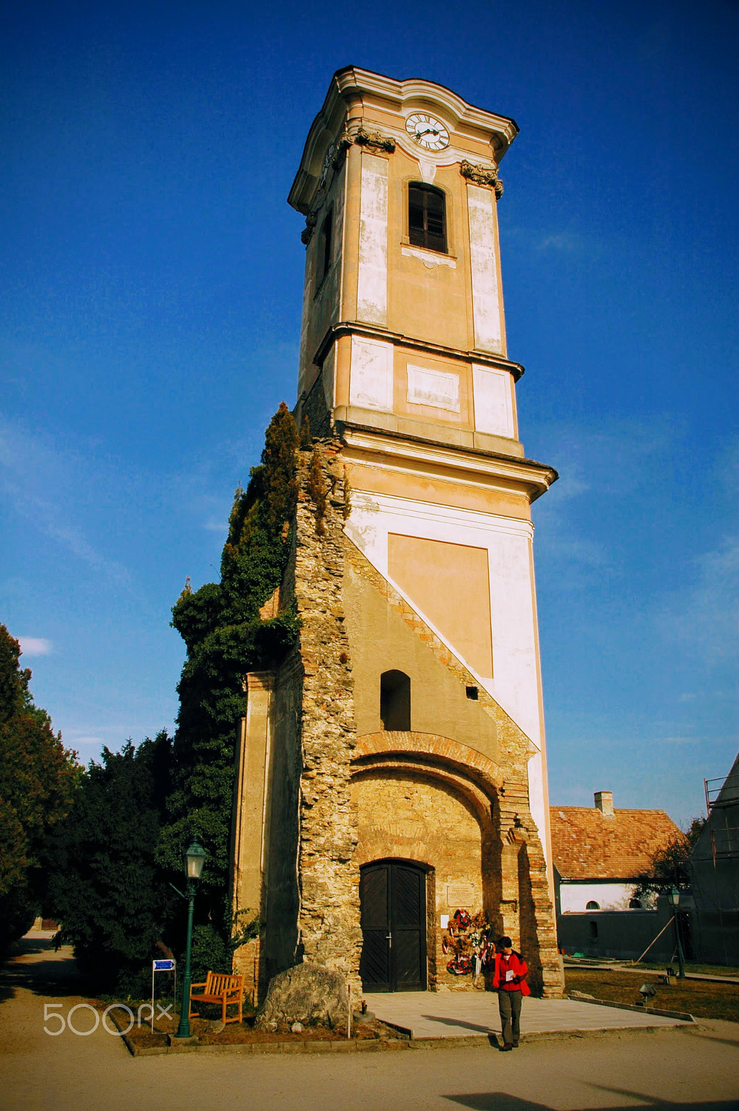 Nikon D70 sample photo. Half church photography