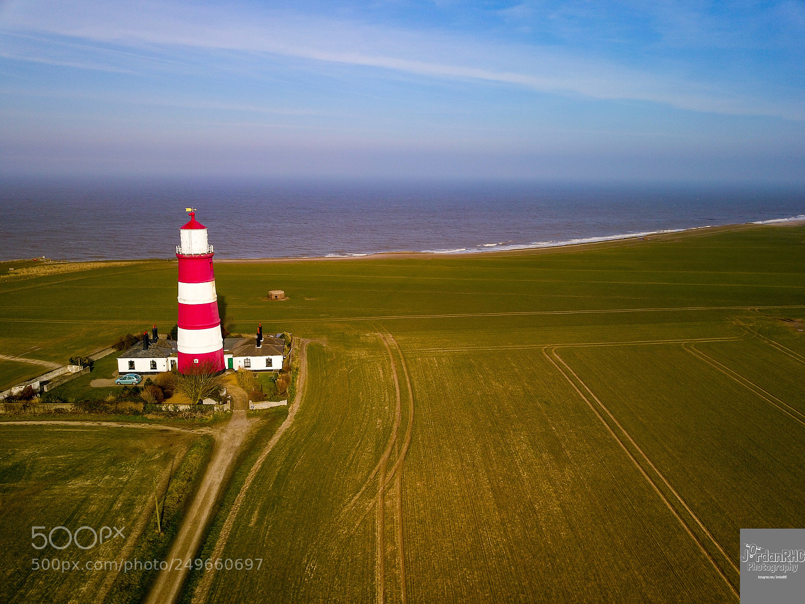 DJI FC220 sample photo. Happisburgh lighthouse, norfolk photography