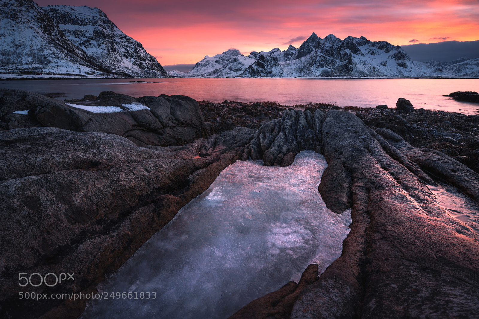 Sony a7R III sample photo. Frozen beach photography