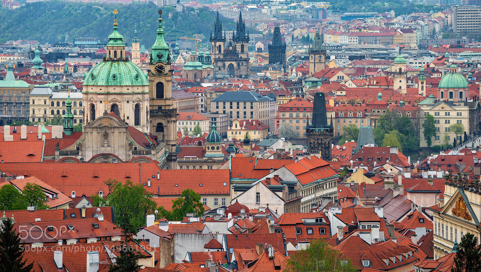 Nikon D800E sample photo. Rooftops of prague photography