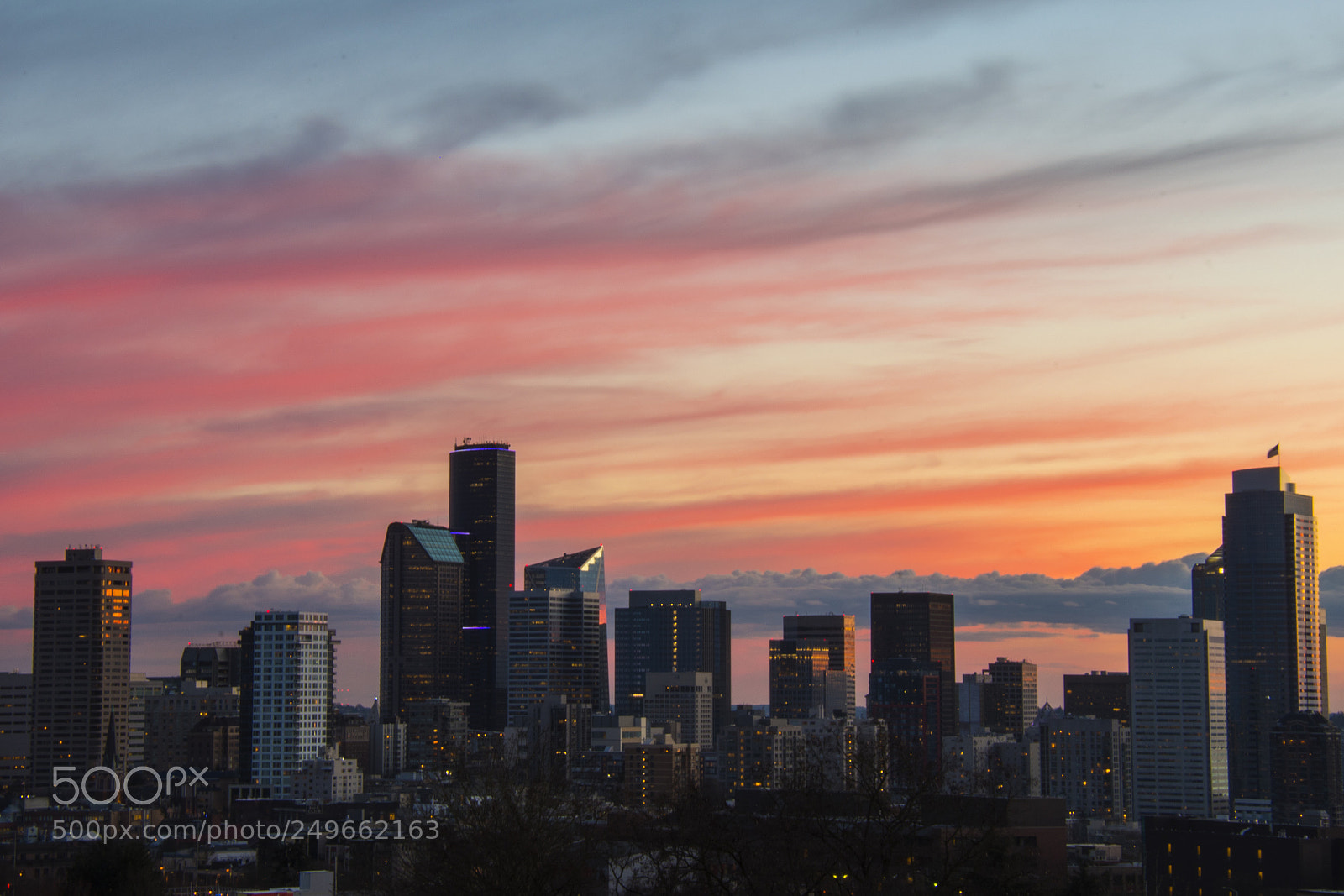 Nikon D500 sample photo. Seattle cityscape dressed in photography