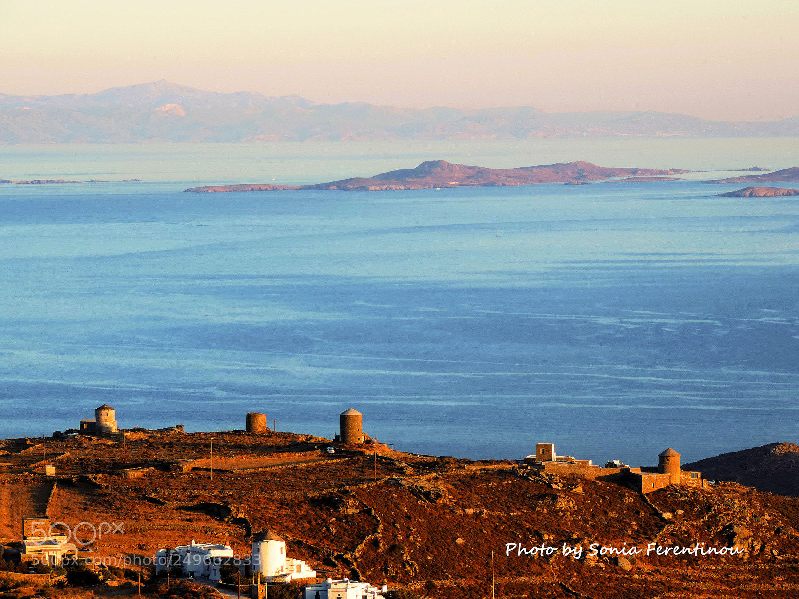 Nikon Coolpix P520 sample photo. Overlooking mykonos... photography