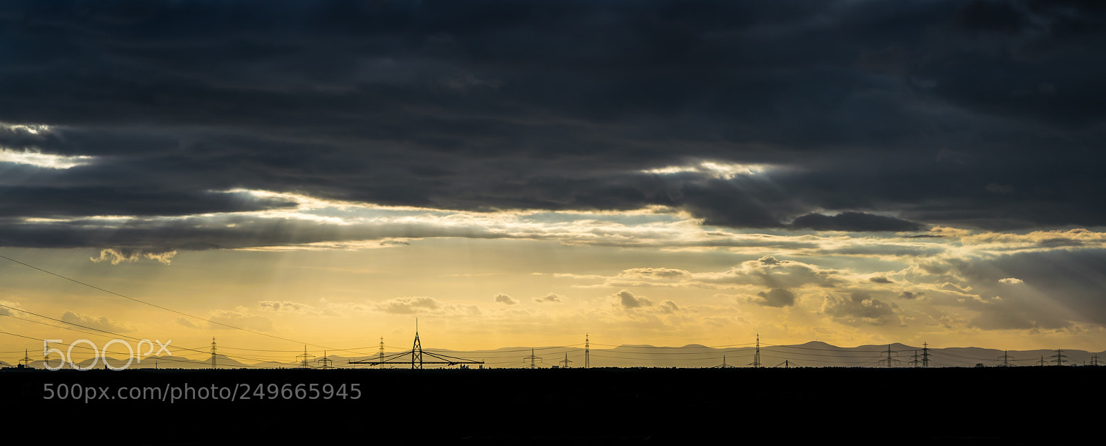 Nikon D5300 sample photo. Industrial sunset photography