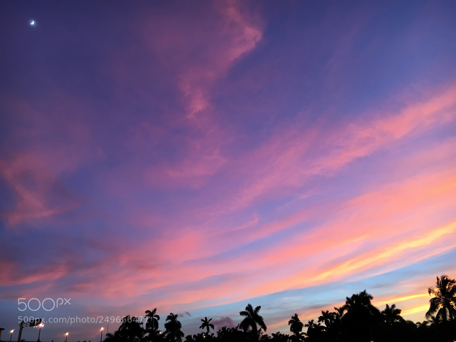 Apple iPhone 6s sample photo. Sunset moon photography