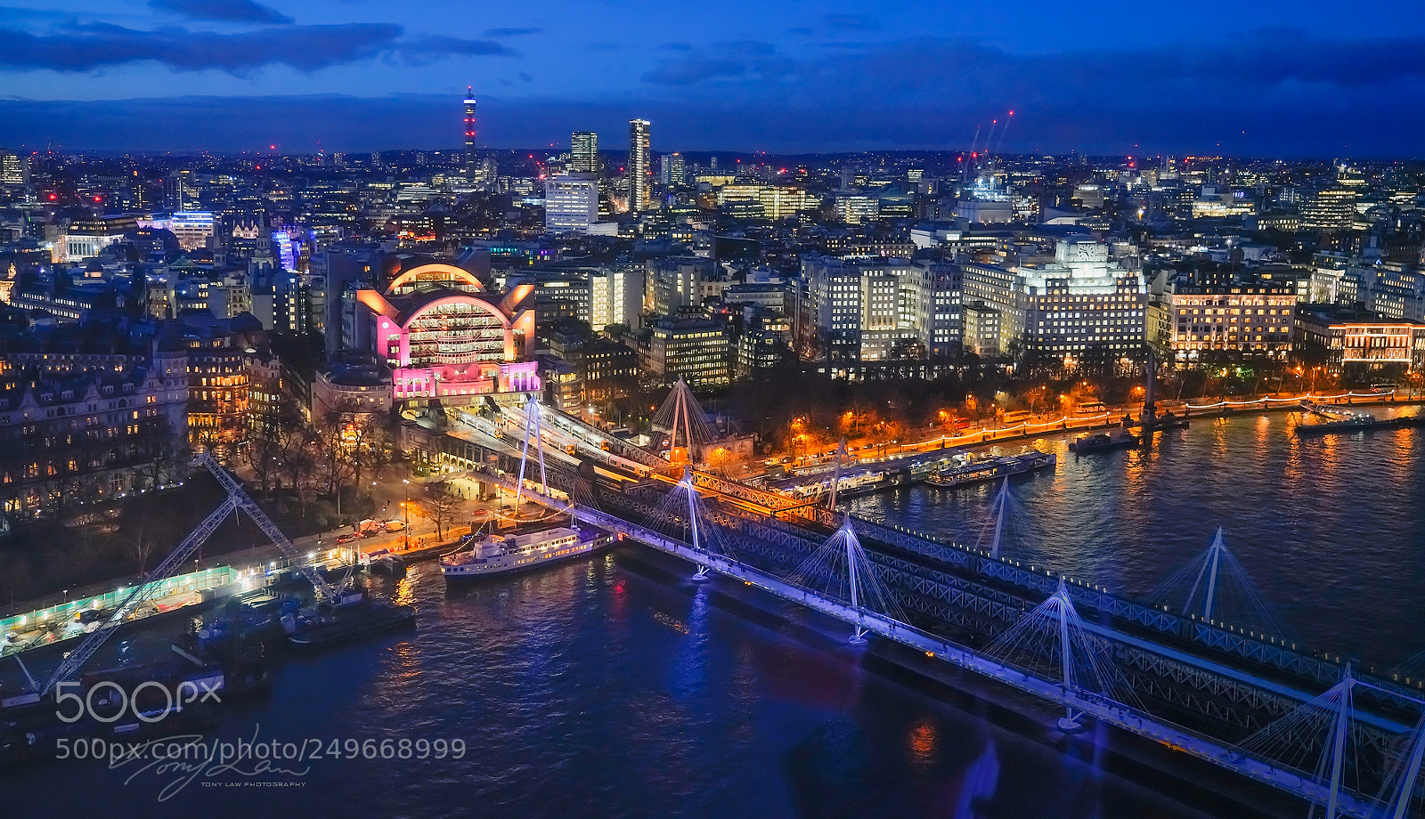Sony a7R III sample photo. London above photography