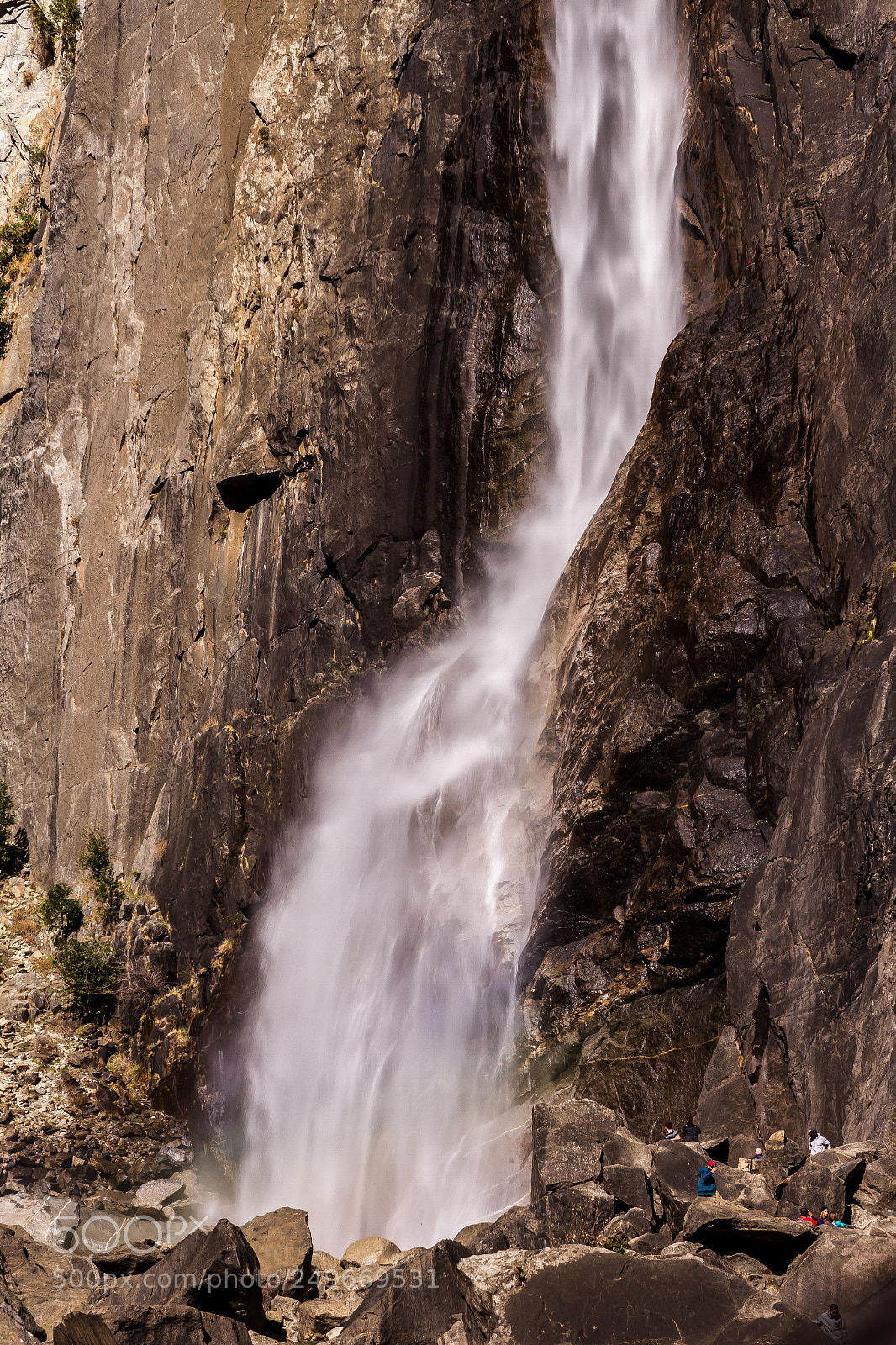 Canon EOS 7D sample photo. Lower yosemite falls photography