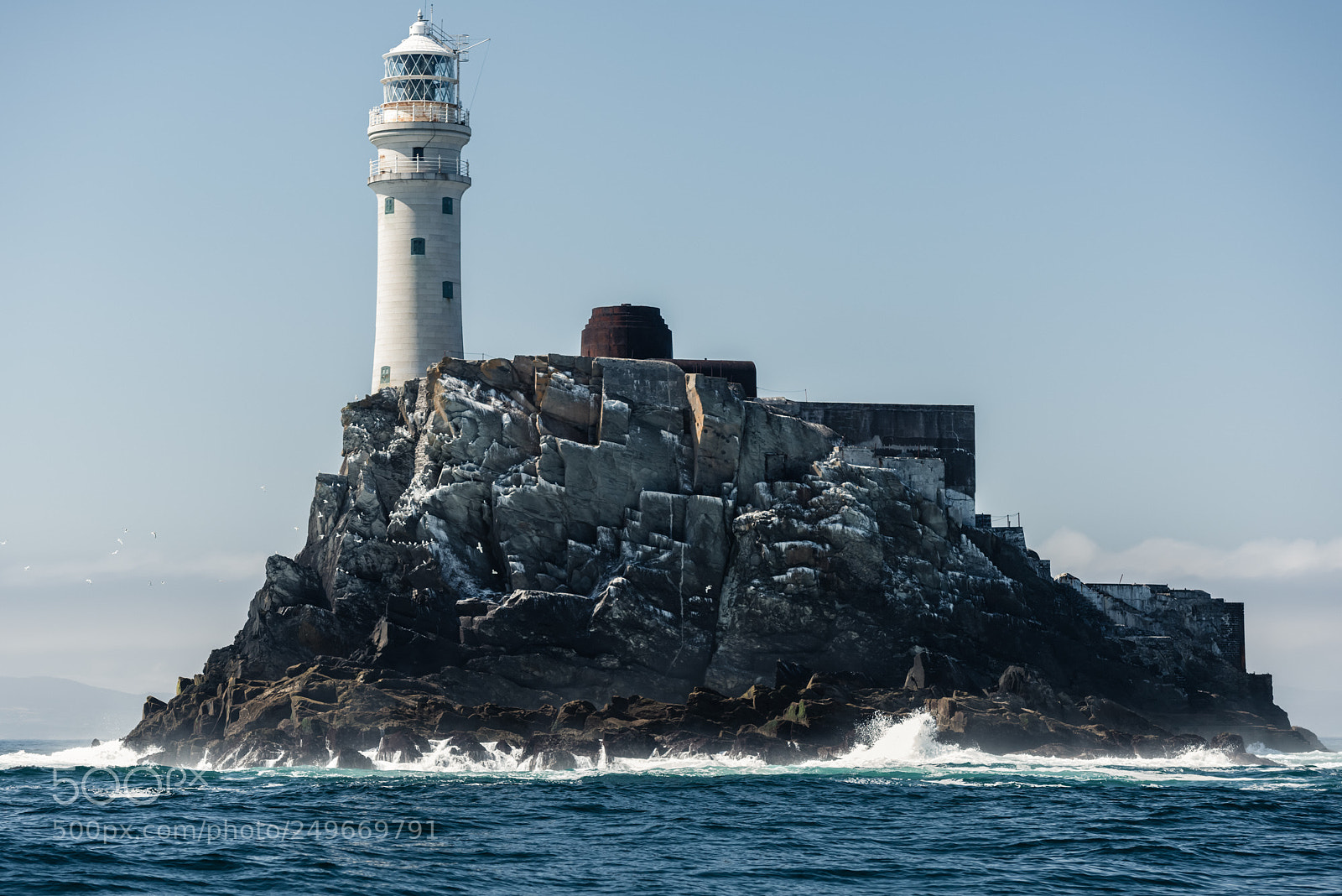 Nikon D810 sample photo. Fastnet rock and lighthouse photography