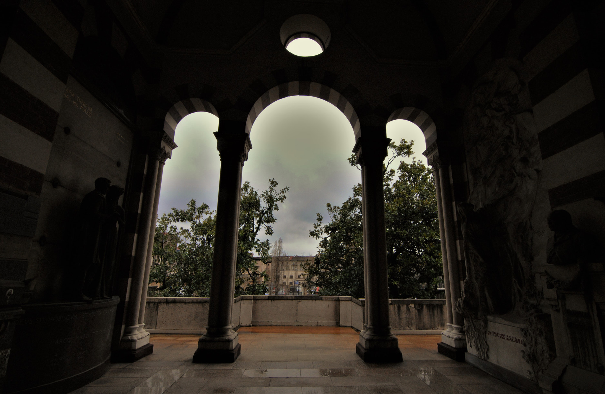 Nikon D3000 sample photo. Cemetery's view photography