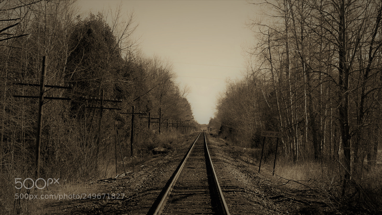 Sony a6000 sample photo. Train tracks photography