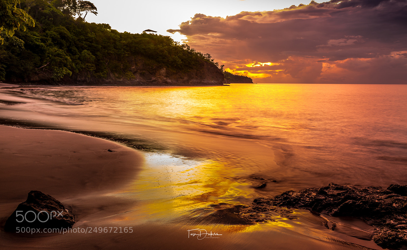 Canon EOS 70D sample photo. Sunset in costa rica photography