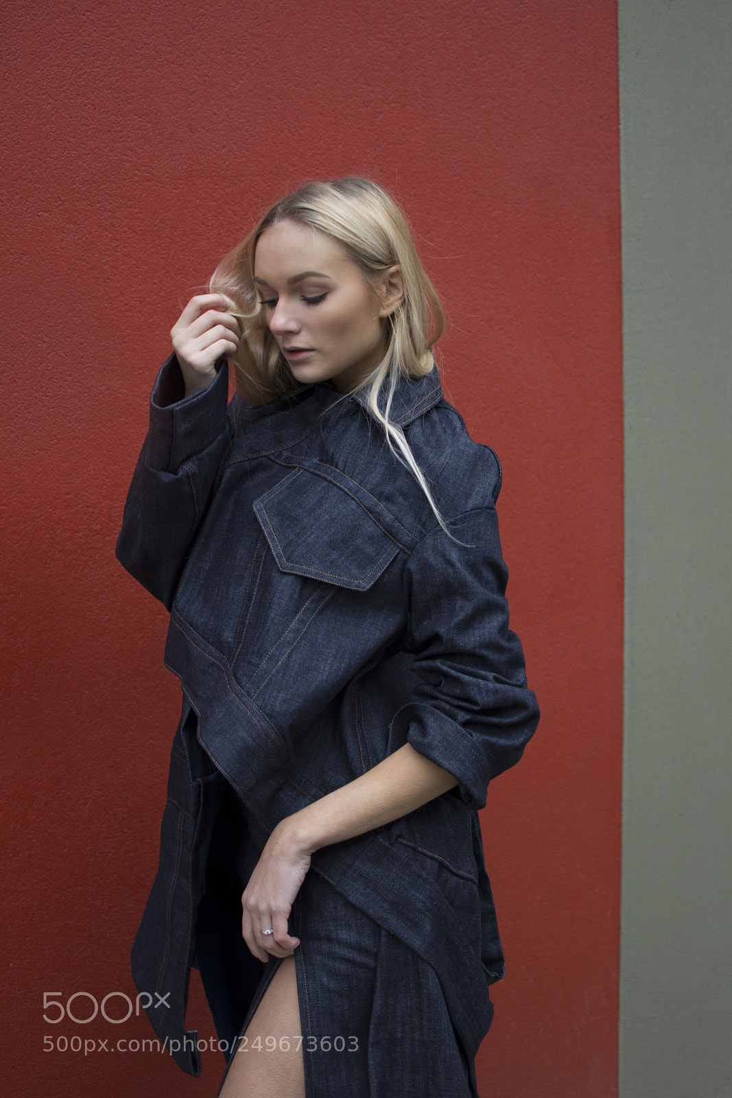 Nikon D5200 sample photo. Denim red photography