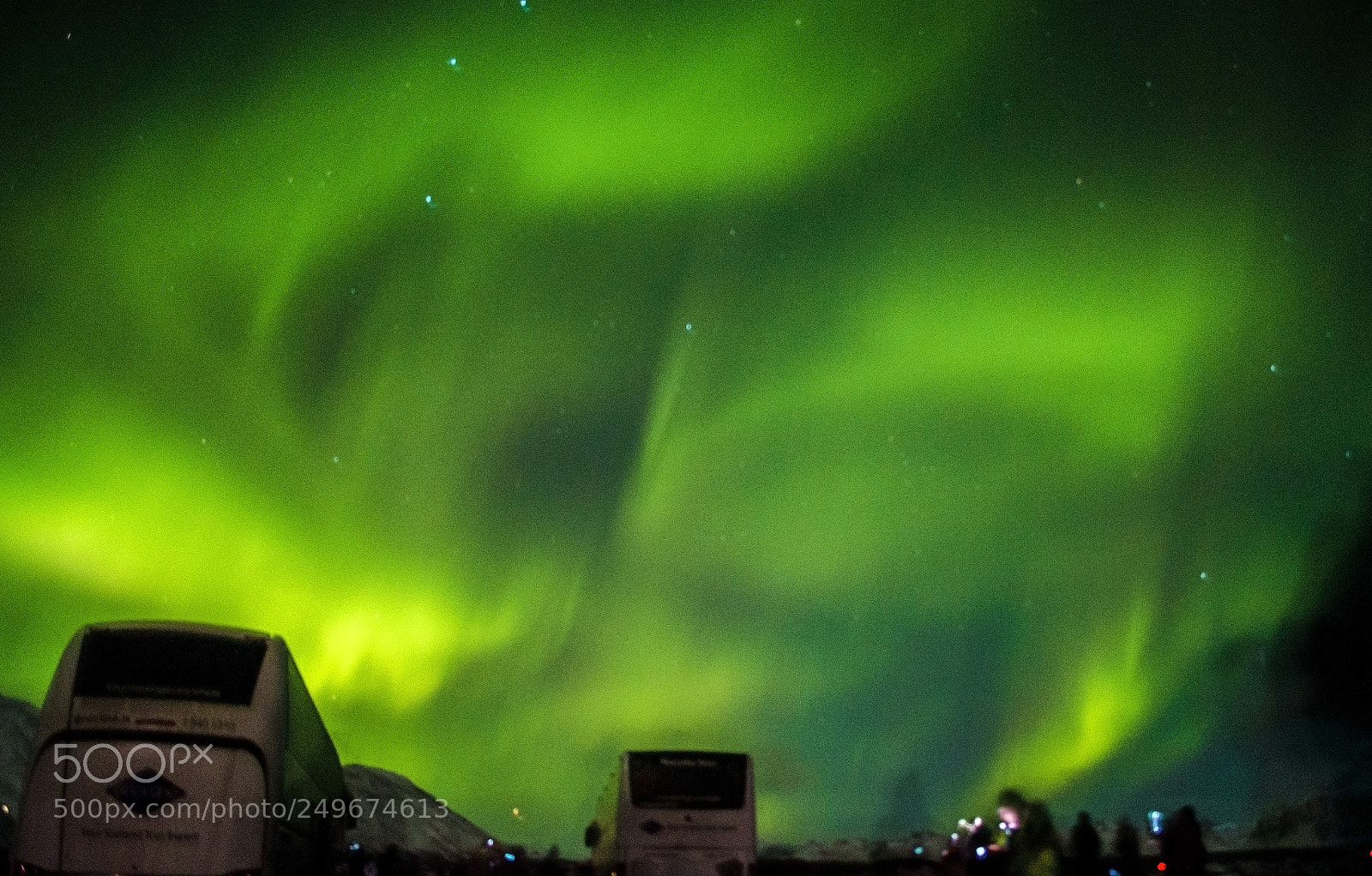 Nikon D5100 sample photo. Northern lights photography