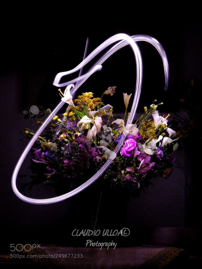 Fujifilm X-T2 sample photo. Light painting photography