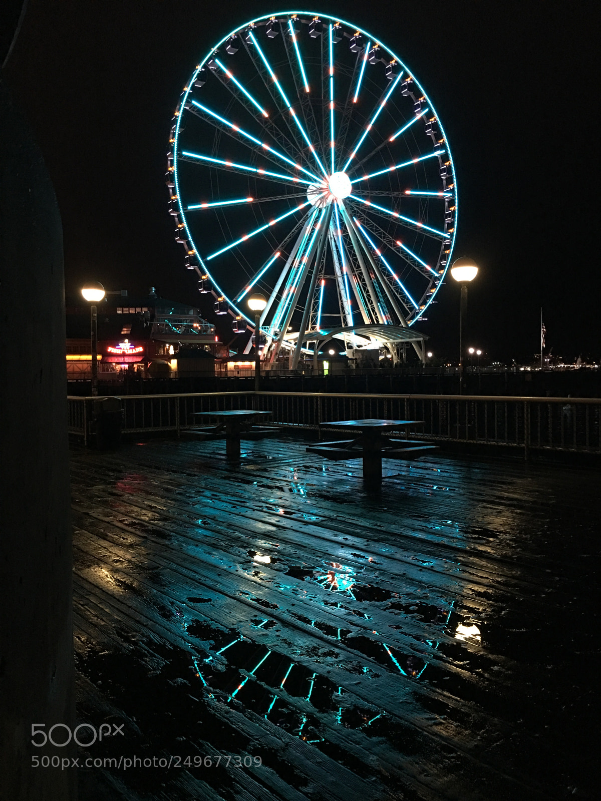 Apple iPhone 6s Plus sample photo. Seattle great wheel! photography