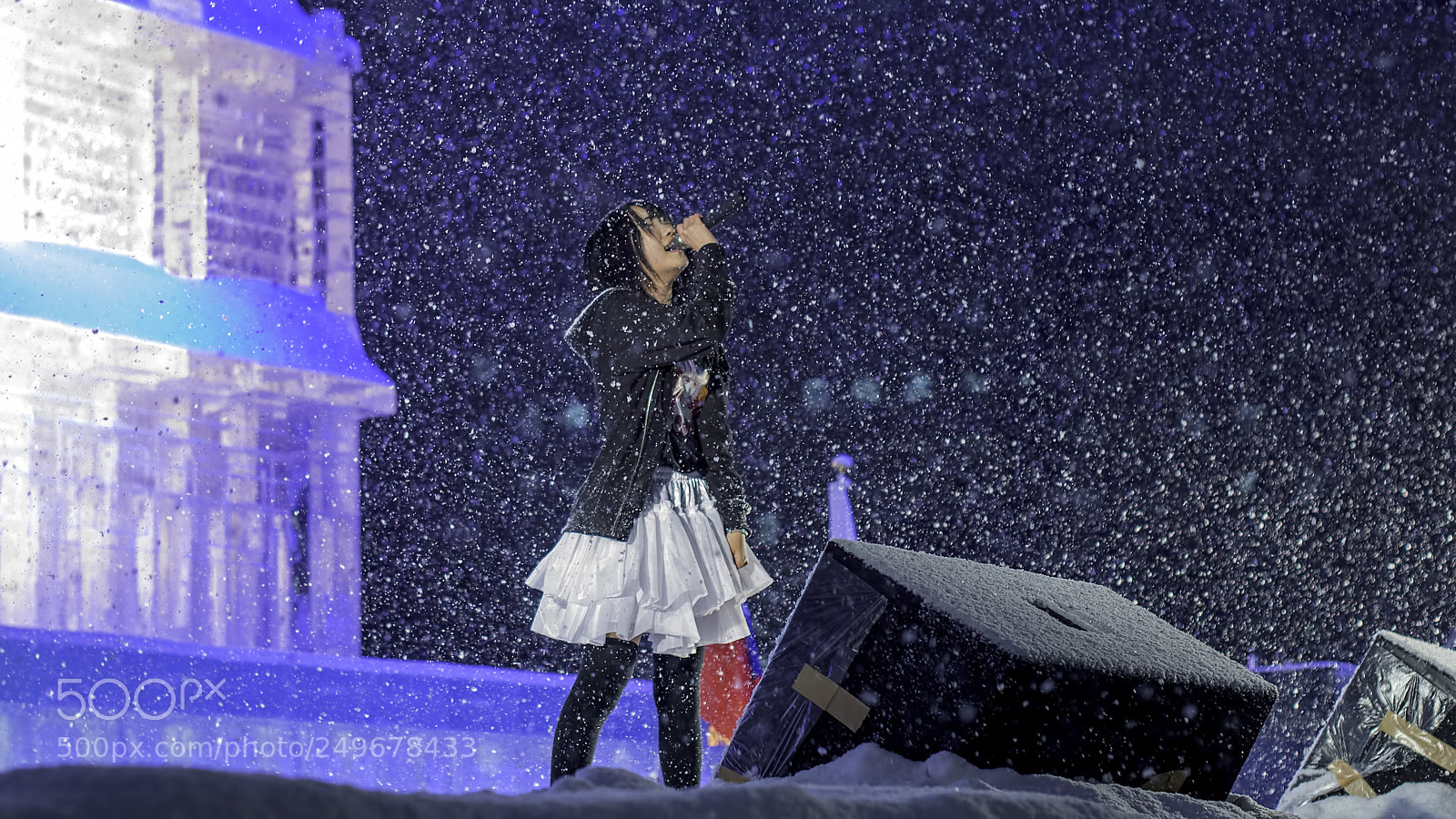 Nikon D800 sample photo. Snow girl photography
