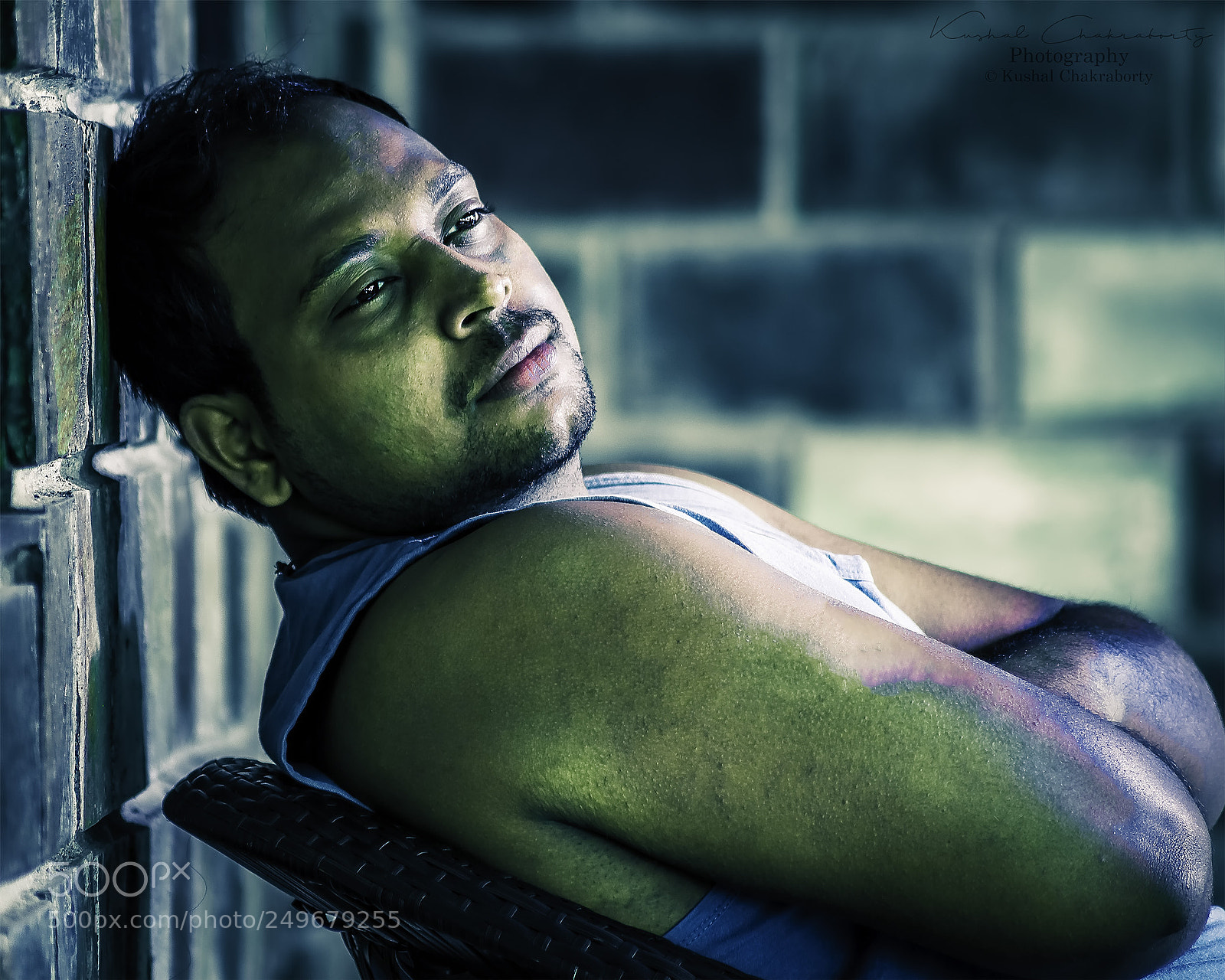 Nikon D3200 sample photo. Alone in the blues.... photography