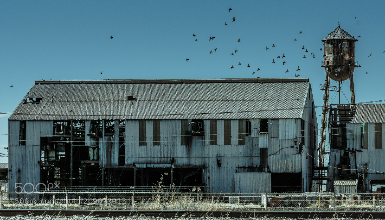 Nikon D3400 sample photo. Rundown cotton gin photography